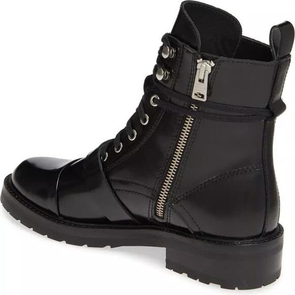 Allsaints Donita Shearling Booties - 7 - Picture 2 of 6